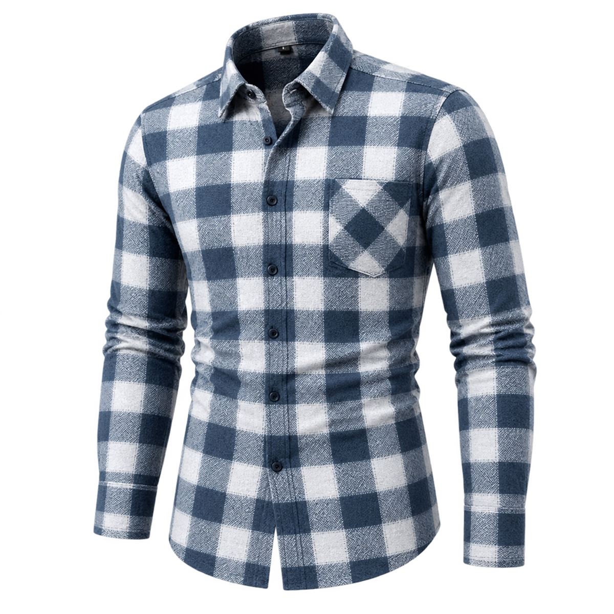 Classic Brushed Plaid Pure Cotton Shirt