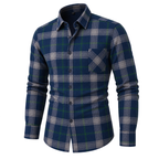 Vintage Brushed Plaid 100% Cotton Shirt