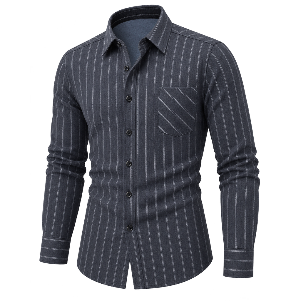 Vintage Classic Plaid Button-Down Shirt