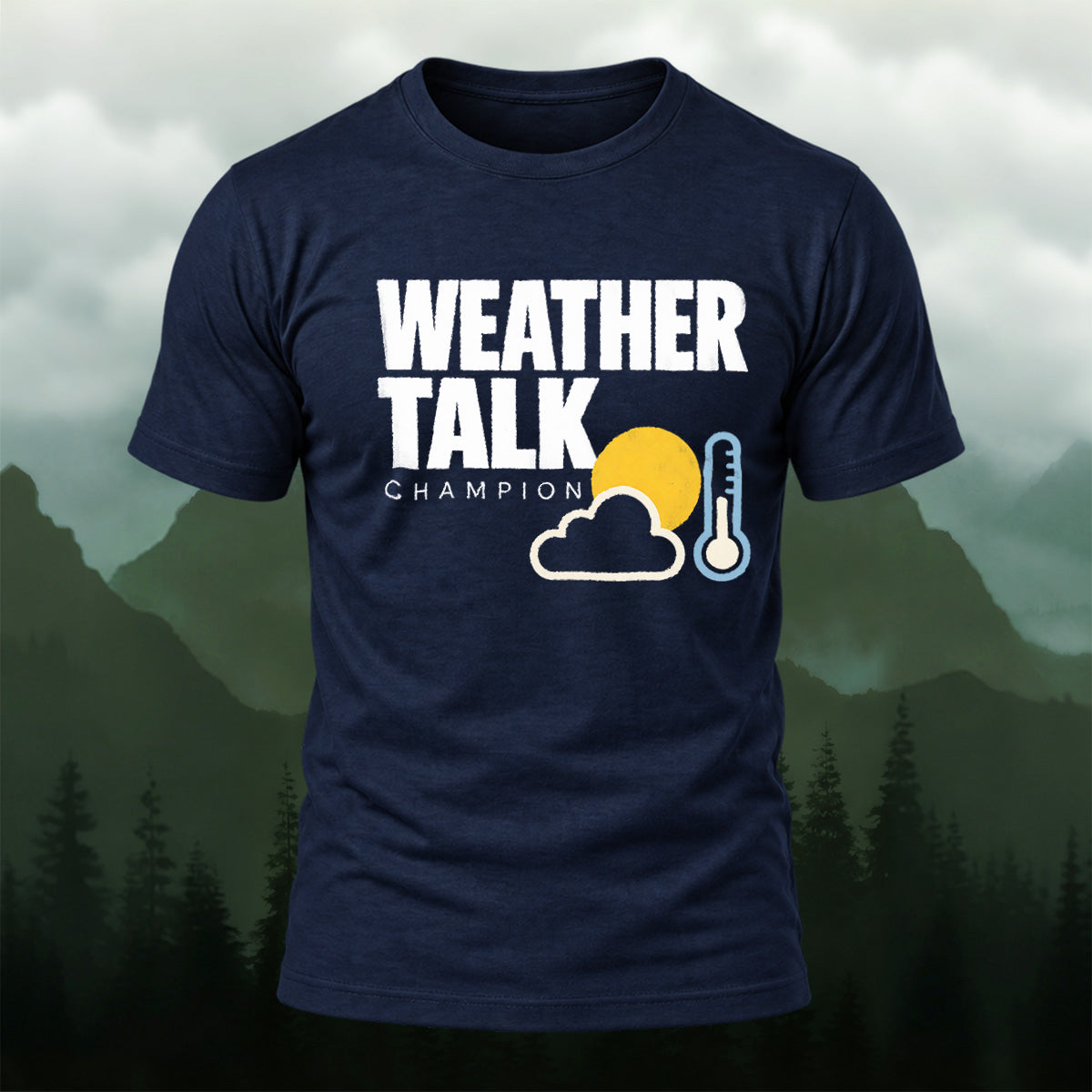 Laidback Weather Talk Soft Cotton T-Shirt